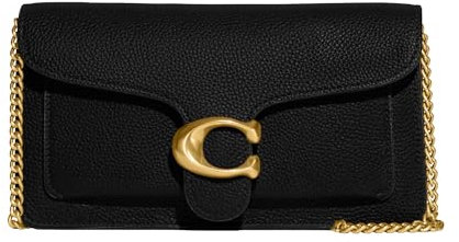 COACH Tabby Chain Clutch schwarz One Size, Black, Einheitsgr e