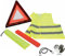 KOMPATIBEL MIT OPEL Astra Station KIT FÜR Auto Motorrad LKW WARNDREIECK + Fluo Jacke + Koffer FÜR STRASSENFAHRZEUGE ZUGELASSENES SOS KIT