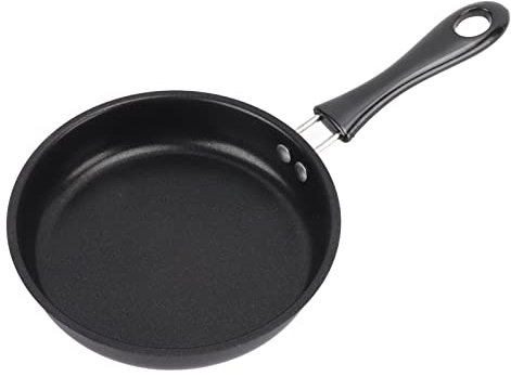 AMONIDA Pfanne, Kleine Pfanne, Bratpfanne, Hohe Kapazität Verhindert Stick Spülmaschinenfest Bratpfanne Pfanne Klein für Gasherd, Induktion Sherd, Elektrischen Töpfer Ofen, Elektroherd (14CM)