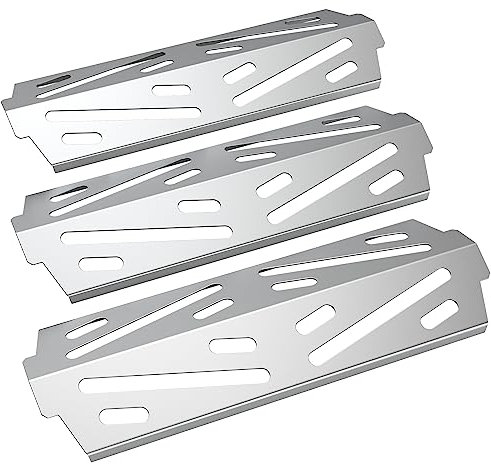 Déflecteurs de Chaleur 66040 pour Weber Genesis II 300 Series,Genesis II E-310, 315, 330, E-335, S-310 Grill à gaz,réflecteur de chaleur en acier inoxydable pour plaque chauffante Weber Genesis II