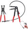 Shockassist 2 Pièces Pince pour Collier de Serrage Durite Pince à Colliers d’échappement Flexible avec 650mm pour L'installation et Retrait