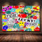 RAPSANI 1 teilige bilder Graffiti 1 teilige Leinwandbilder Bilder,1 teilig wandbild,leinwanddrucke 1 stück wandkunst,bilder wohnzimmer modern leinwand Malerei,xxl bilder,Bunte Aufkleber,40x60cm