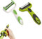 NPQ 2Pcs Potato Peelers for Kitchen, 3 in 1 Julienne Vegetable Peeler, Professional Speed Peeler, Anti-Slip Peeler for Peeling for Potato, Apples, Carrots, Cucumber and Various Veg and Fruits