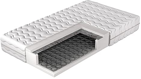 Mirjan24 Matratze Pronto, Bonellfederkernmatratze, Höhe: 17 cm, Schaumstoff, Zweiseitig, Komfortschaum, Härtegrad: H3 (100x200)