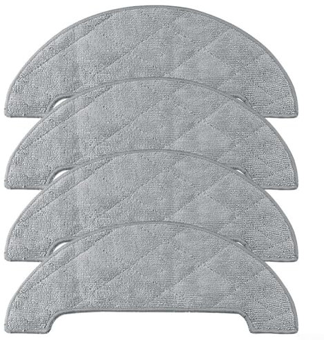URPIZY Lot de 4 serpillères pour aspirateur pour Honiture pour Q6 Pro, pour aspirateur Robot pour NoMo N2