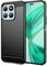 Wookfiss Cover per Honor X8B Custodia, [Fibra di Carbonio] Morbido TPU Custodia, Anti Scivolo Anti Antiurto Case per Honor X8B -Nero