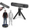 Revopoint RANGE 2 3D-Scanner mit Großer Plattenspieler und Powerbank-Griff, 0,1 mm Präzision, 16 fps Schnell Scanner, 400-1300 mm Arbeitsabstand für 3D-Scannen großer Objekte