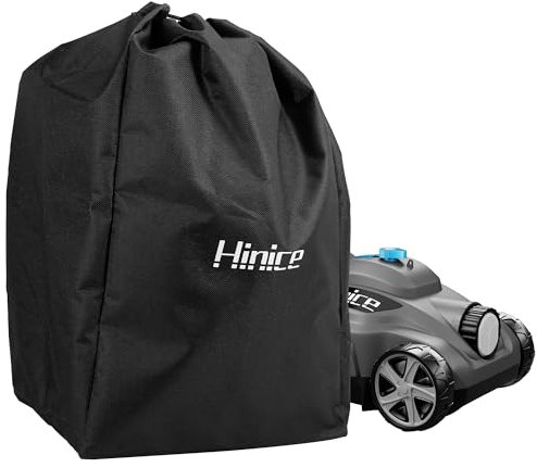 Hinice Pool Vacuum Cleaner Equipment Cover - Pool Cleaner Dust Cover - Suitable for Robotic Pool Cleaner Within The Appropriate Size Range- Pool Cleaner Accessories Black