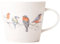 Meg Hawkins British Birds Animal Watercolour Design Bone China Mug in Box