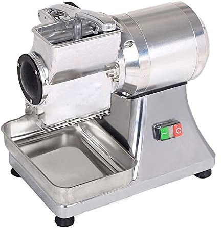 GLJTUO Grattugia Elettrica Commerciale, Grattugia Elettrica Rotativa da 0,75 HP 550 W, Trituratore Multi Formaggio con Contenitore, per Formaggio, Burro, Briciole di Crusca di Pane