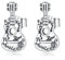 Vintage Music Guitar Earrings for Women Girls 925 Sterling Silver Hypoallergenic Small Cute Hollow Engraved Stud Cartilage Tragus Post Punk Rock and Roll Jewelry Gifts Birthday Holiday Music Lover