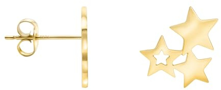 SOFIA MILANI - Damen Ohrringe 925 Silber - Ohrstecker als Stern