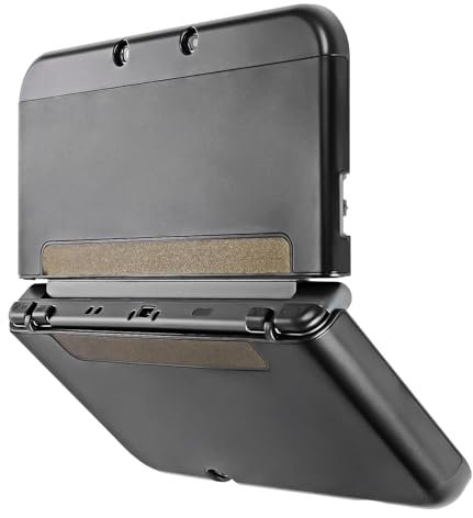 VSEER 3DS XL Hülle – Ultraklare kristallklare Hartschalen-Schutzhülle für Nintendo 3DS XL LL (schwarz)