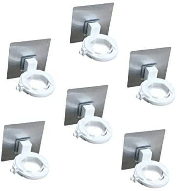 Ciieeo 6stücke Flaschenaufhänger Für Wandmontage Duschgelflaschenaufhänger Flaschenhalter Selbstklebend Geeignet Für Shampoo Duschgel Und Reinigungsflaschen