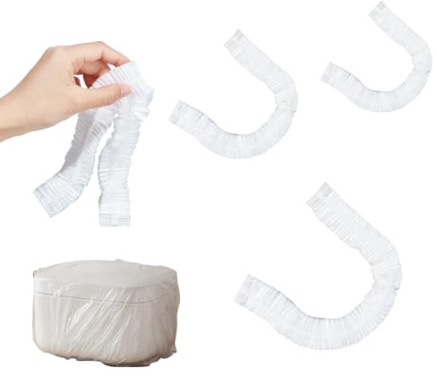 NICENEEDED 30 Pcs Kitchen Appliance Dust Covers, Clear Dustproof Small Appliance Cover, Furniture Dust Protectors with Elastic Band for Small Appliance, Oven, Pressure Cooker, Coffee Maker