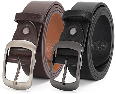 VONMELLI Cintura Donna in Pelle PU Regolabile - Elegante Cintura Con Fibbia Retrò a Vita Alta Per Jeans, Pantaloni, Soprabito