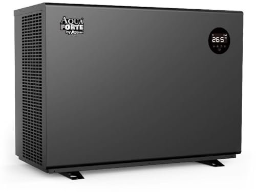 POOL Total AquaSilence 17 kW Full Inverter Wärmepumpe bis 50.000 l - 2in1 Heizen & Kühlen - Flüsterleise Poolheizung mit WiFi - Energieeffizient und langlebig - Titan Wärmetauscher