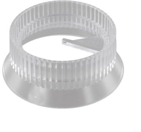 Moka Pot Essentials Kaffee-Dosierringe aus Kunststoff in zwei praktischen Größen (transparent, 90 mm)