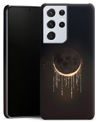 Custodia premium compatibile con Samsung Galaxy S21 Ultra 5G Cover per smartphone Custodia opaca Luna Luna piena Luce