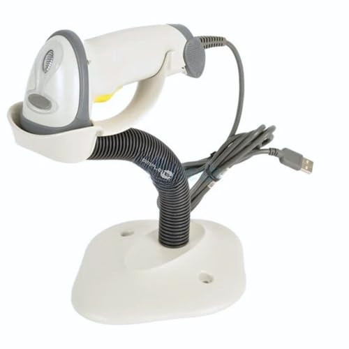 SIMPLETEK - Kabelgebundener USB-Barcode-Scanner | 1D-Laser, leichte Ergonomie, lange Reichweite 63,5 cm | Ständer enthalten