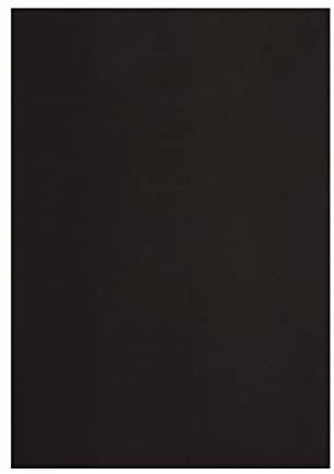 Vaessen Creative 1606-216 Schaumstoffplatten, Schaumstoff, Schwarz, Einheitsgröße, 10 stück