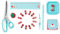 Prym 651222 Love Starter Set Nähen mint Nähset, 25 x 17 x 6,5 cm