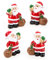 Logbuch-Verlag 4 mini Nikolaus Weihnachtsmann Figuren 3,5 cm Geschenk klein für Kinder & Erwachsene