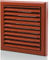 Fixed Blade Louvred Grille Modern Tidy Unobtrusive Look Wipe Clean Durable Design with Inner Mesh for Kitchen Extractor Fan Indoor or Outdoor Use 4 inch