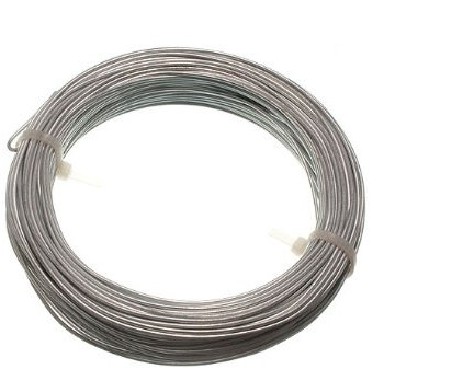 ROTOLO DI Filo di Acciaio ZINCATO 1,6 MM x 1/2 Kg Circa 30 Metri