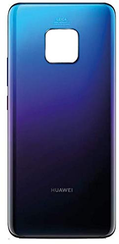 Phonmatic Vitre Arriere Cache Batterie Coque Arriere pour Huawei Mate 20 Pro avec adhesif et Logo (Aurore)