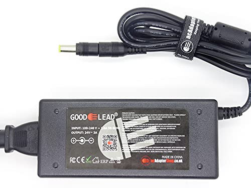 24 Volt 1a Power Supply with UK Lead For XBOX 360 Steering Wheel - NEW UK SELLER