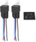 GTIWUNG 2Pcs 12V 40A Relè Universale Con Imbracatura di Socket, 4 Pin Contattore Interruttori, Auto SPST 4 Contatti per Auto Camion Motociclo Barca