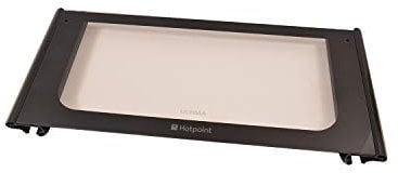 sparefixd Top Oven Grill Outer Front Door Glass for Hotpoint Ultima Cooker