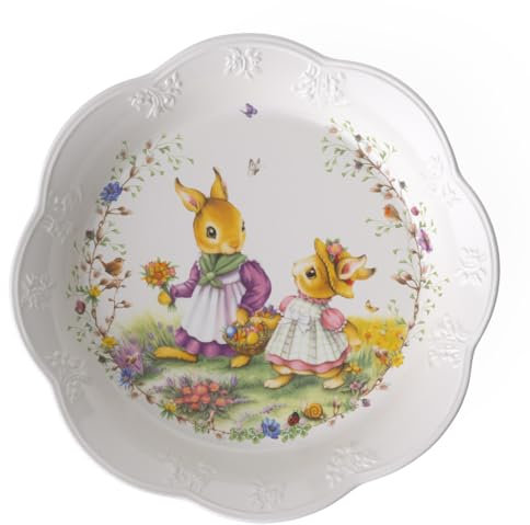 Villeroy & Boch - Spring Fantasy, Schale groß, Blumenwiese, 30,5x30,5x5cm, Premium Porzellan, Bunt