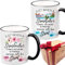 Tasse für Großeltern, Schwangerschaftsankündigung, Tasse für Opa, tolles Geschenk für Großeltern, 2 Schnapsbecher (schwarz)