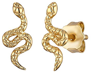 NOELANI Creolen, Ohrstecker 925 Sterling Silber, Edelstahl Damen Ohrschmuck, mit Süßwasserzuchtperle, Zirkonia, Silber, Gold, Kommt in Schmuck Geschenk Box