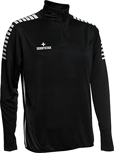 Derbystar Herren Primo Sweatshirt, Schwarz Weiss, 164