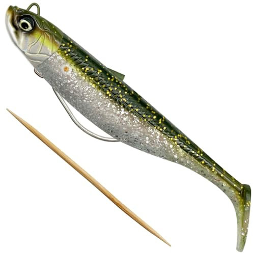 Savage Gear Minnow Weedless 10cm 16g Lure: Green Silver