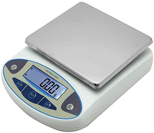 XYEJL Balance De Precision 0.1g Professionnel, 3kg/5kg/10kg/15kg/20kg/30kg Balance De Précision Laboratoire Électronique Balance, Alimentaire Gramme, Balances De Bijoux Balance Cuisine,15kg/0.1g