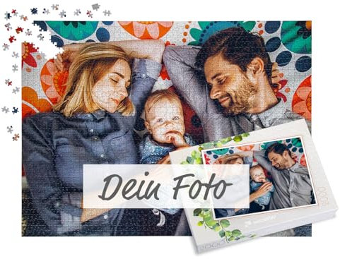 puzzleYOU Fotopuzzle selbst gestalten - Fotopuzzle 2000 Teile, Schachtel-Design Eukalyptus - Puzzle mit eigenem Bild erstellen - 2000 Teile Puzzle individuell Bedrucken