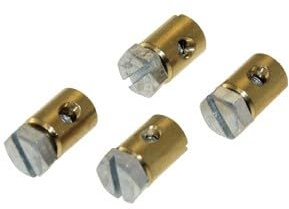 4x Bowdenzug Schraubnippel Klemmnippel 7x9 mm kompatibel mit Puch Hercules Kreidler Zündapp Mofa Moped Mokick