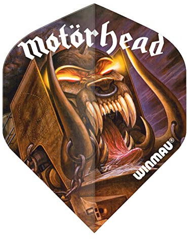 WINMAU Rock Legends Motorhead Orgasmatron Dart-Flüge - 1 Satz pro Packung (insgesamt 3 Flüge)