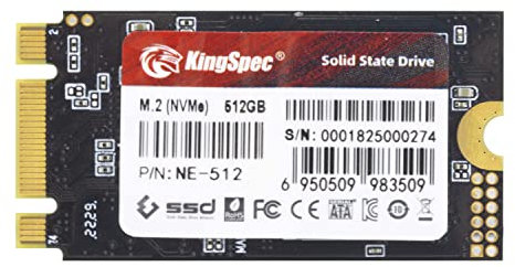 Simpletek SSD 512GB M.2 2242 NVMe PCIe 3.0 Disco Estado Sólido