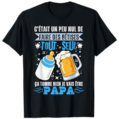 Homme bientôt papa 2027 Annonce Futur Papa Humour Nouveau Papa tee T-Shirt