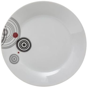Secret de gourmet - Lot de 6 Assiettes à Dessert - Instant - D 19 Cm - Céramique - Simples - Ronde - Elegant - Réutilisable - Dîner casual ou fin