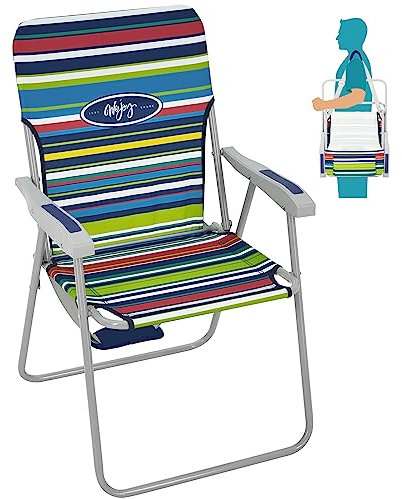 #WEJOY Klappstuhl Leicht Tragbar Campingstuhl Faltbar Stark Stabil Langlebig für Garten Balkon und Festival Outdoor als Angelstuhl Camping Stuhl Max Hold bis 136 Kg (300 Lbs)