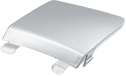 A ABSOPRO Tappo Copri Gancio Traino Anteriore Paraurti Traino Gancio Copertura Adatto per Volkswagen - 1 pezzo Argento Tono