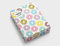 Geschenkpapier Donuts Geschenkverpackung für kleine Geschenke Kindergeburtstag Geburtstag Mitgebsel Gastgeschenke verpacken (6 Bögen in DIN A3 + 6 Aufkleber + 25 Verschlusspunkte)
