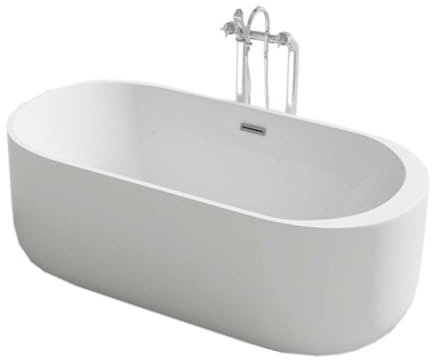 Luxus Premium Badewanne weiss170x80 cm freistehend inkl. Ab-/Überlauf Neustes Modell inkl. Spedition