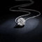 MHGSQUISW Diamant 6,5mm 1CT Halskette Für Frau Anhänger 925 Silber Halskette Für Frauen Ketten